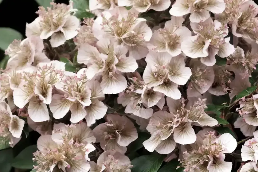 Abelia x grandiflora ‘kaleidoscope’ (glossy abelia) — photo 2