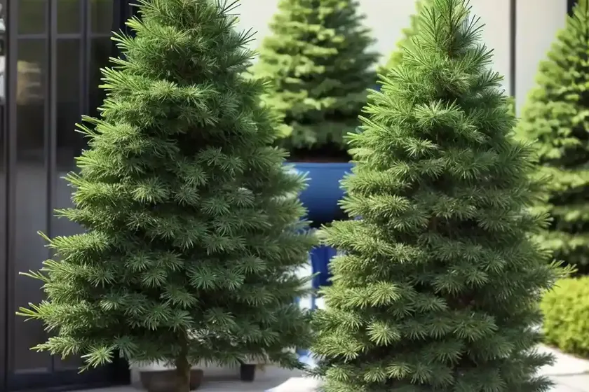 Abies koreana ‘blue emperor’ (korean fir) — photo 3