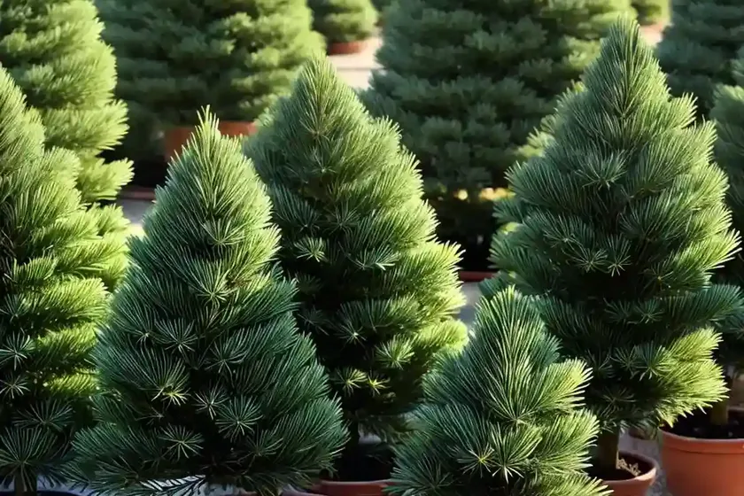 Abies pinsapo ‘glauca’ (spanish fir) — photo 3