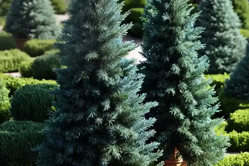 Abies procera ‘blaue hexe’ (blue noble fir) — photo 3
