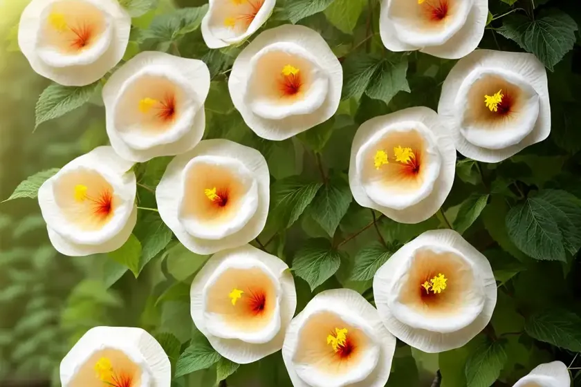 Abutilon ‘lucky lantern white’ (flowering maple) — photo 2