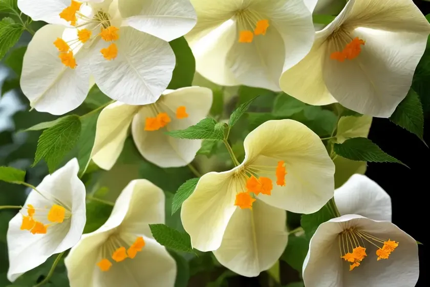 Abutilon ‘lucky lantern white’ (flowering maple) — photo 3