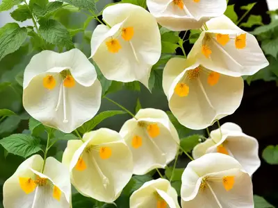 Abutilon ‘Lucky Lantern White’ (Flowering Maple)
