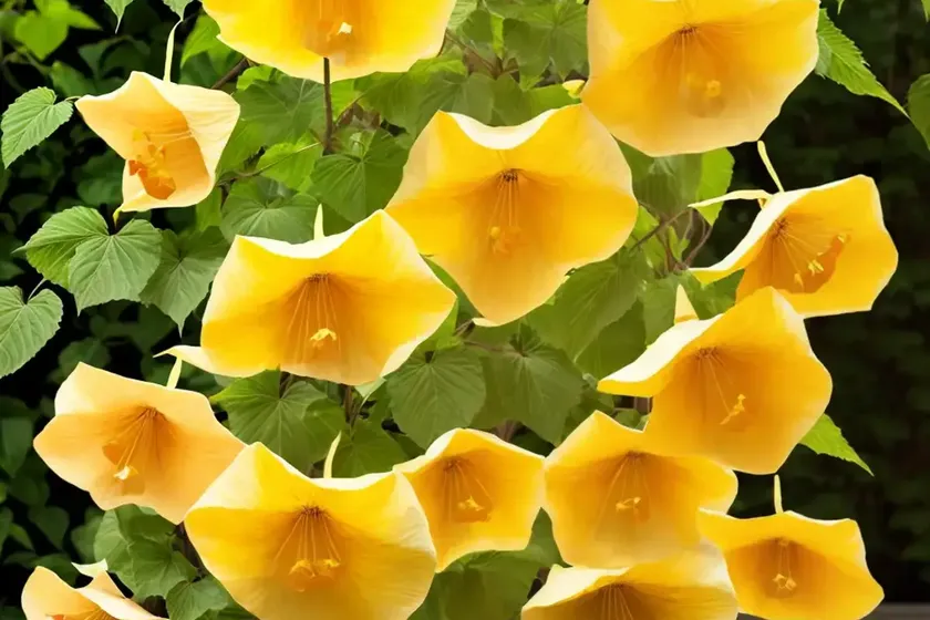 Abutilon ‘lucky lantern yellow’ (flowering maple) — photo 2