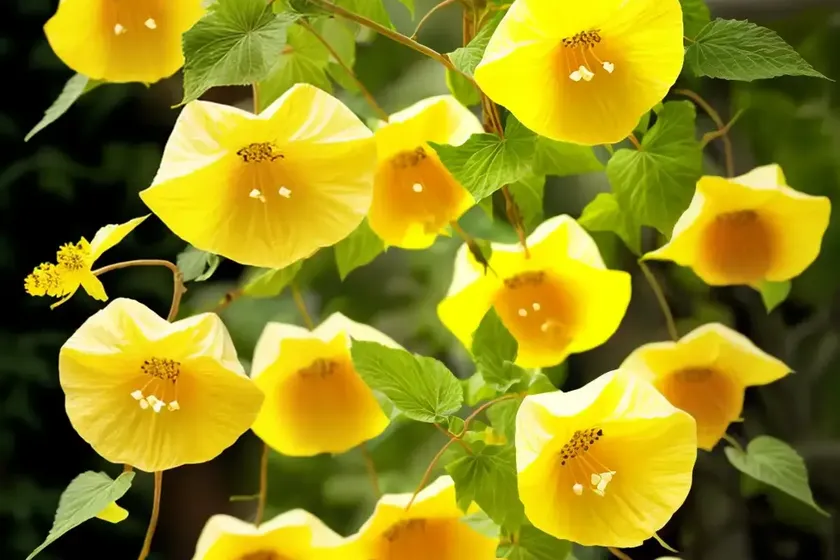 Abutilon ‘lucky lantern yellow’ (flowering maple) — photo 3