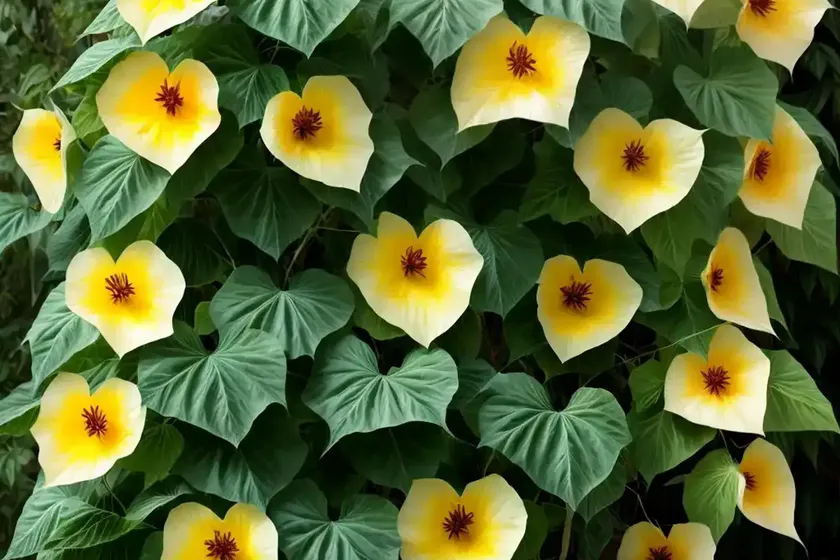 Abutilon pictum ‘thompsonii’ (painted abutilon) — photo 3
