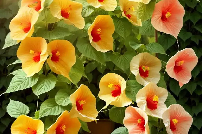 Abutilon ‘souvenir de bonn’ (flowering maple) — photo 3