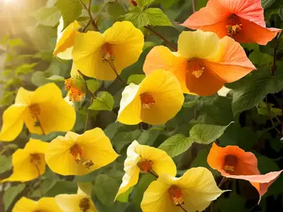 Abutilon ‘Souvenir De Bonn’ (Flowering Maple)