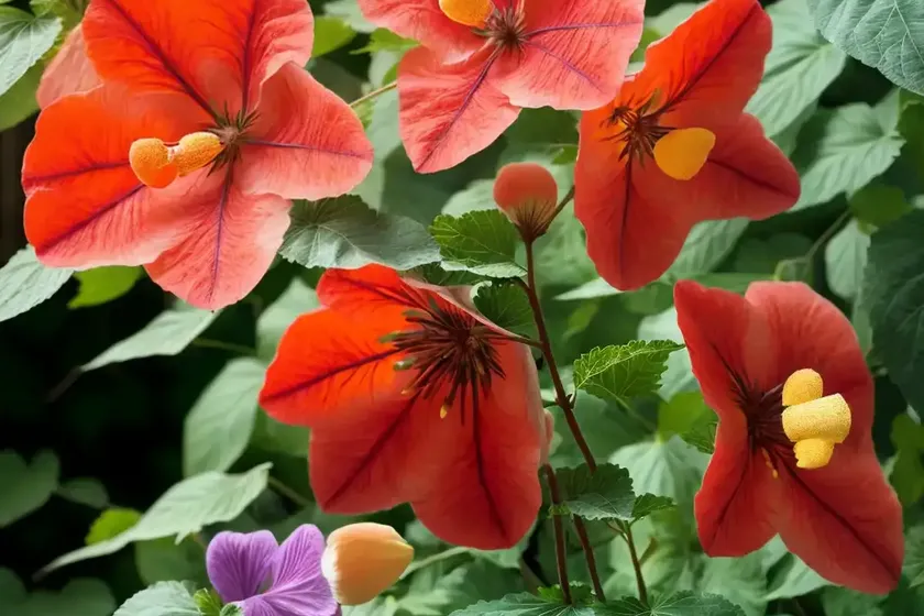 Abutilon striatum (red vein indian mallow) — photo 3