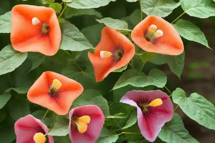 Abutilon striatum (red vein indian mallow)