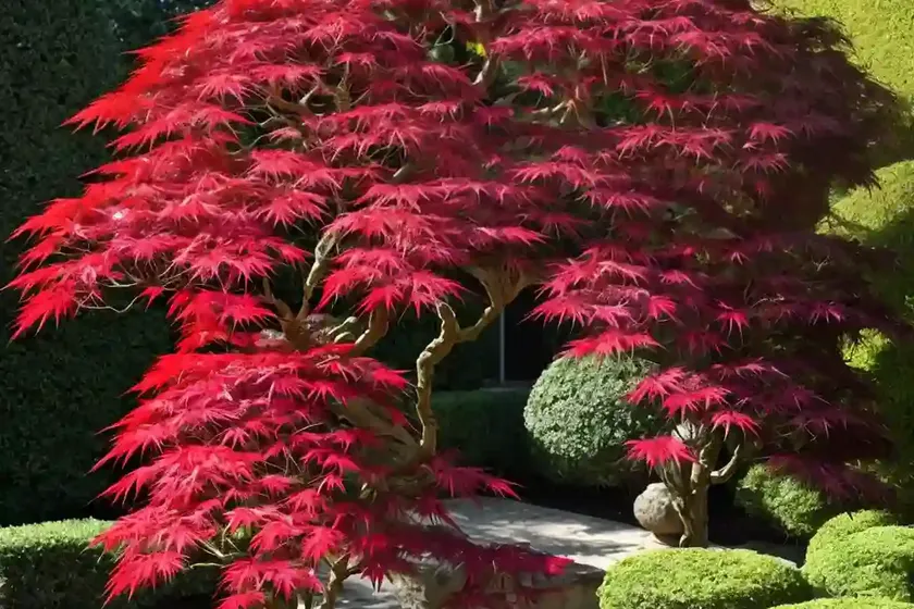 Acer palmatum ‘bloodgood’ (japanese maple) — photo 3