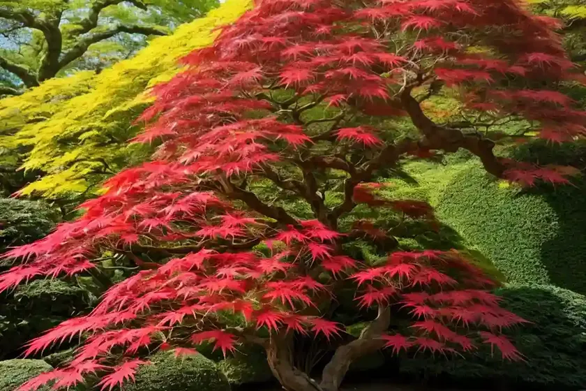 Acer palmatum ‘chitose-yama’ (japanese maple) — photo 2