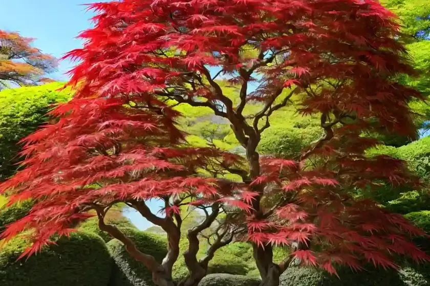 Acer palmatum ‘chitose-yama’ (japanese maple) — photo 3