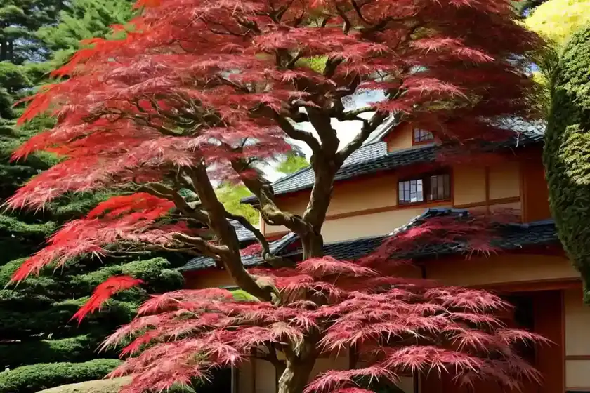 Acer palmatum ‘chitose-yama’ (japanese maple)