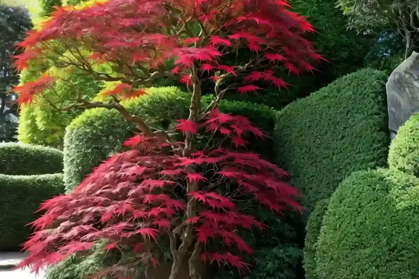 Acer palmatum ‘emerald lace’ (laceleaf japanese maple) — photo 2