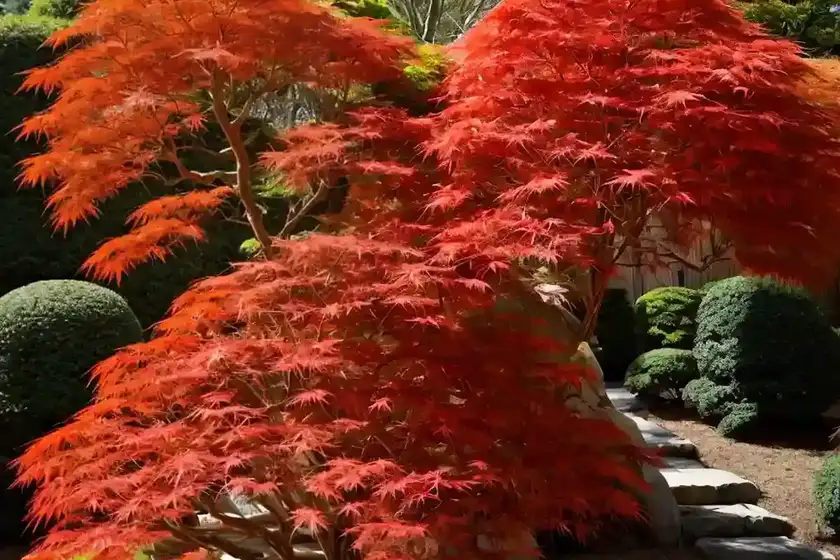 Acer palmatum ‘orange dream’ (japanese maple)