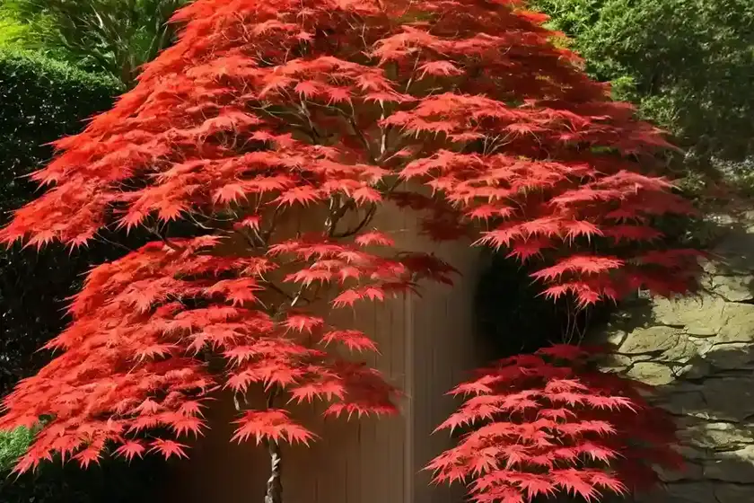 Acer palmatum ‘orangeola’ (laceleaf japanese maple)