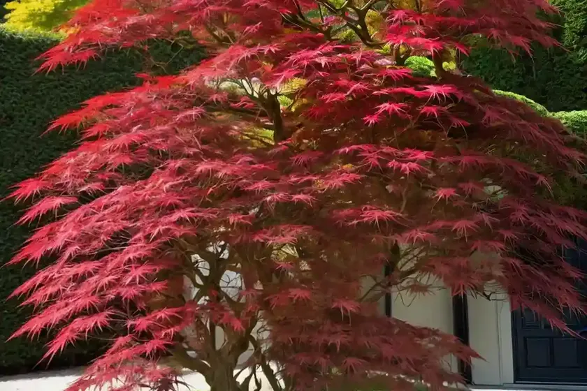 Acer palmatum ‘ornatum’ (laceleaf japanese maple) — photo 2