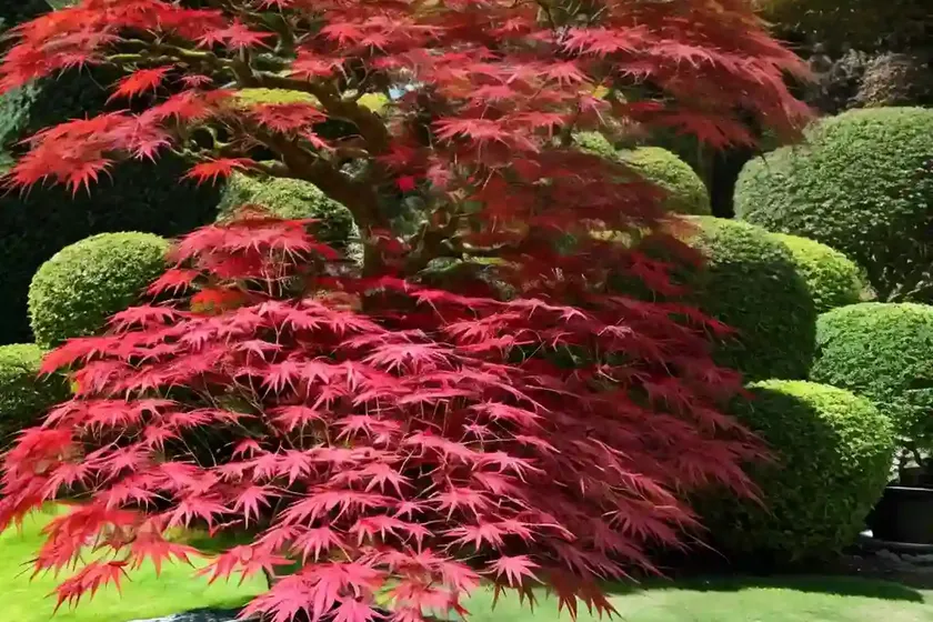 Acer palmatum ‘osakazuki’ (japanese maple) — photo 2