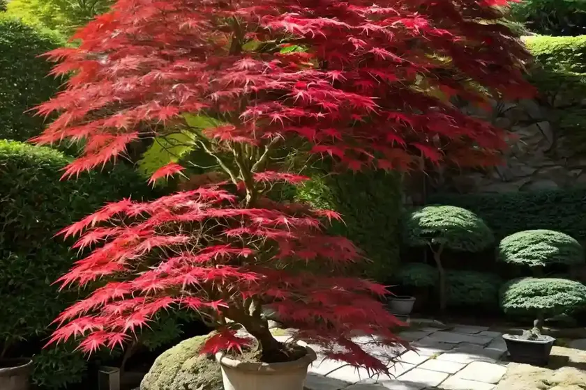 Acer palmatum ‘osakazuki’ (japanese maple) — photo 3