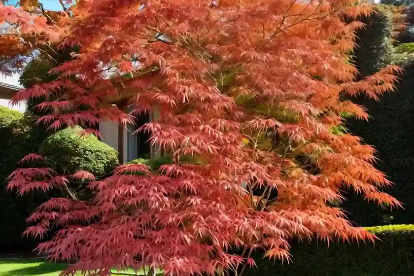 Acer palmatum ‘sango-kaku’ (coral bark maple) — photo 2