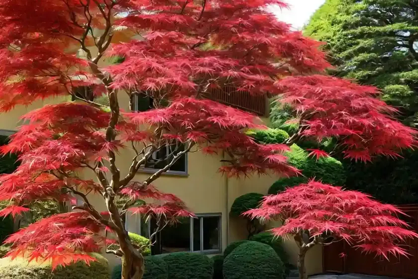 Acer palmatum ‘shin-deshojo’ (japanese maple) — photo 2