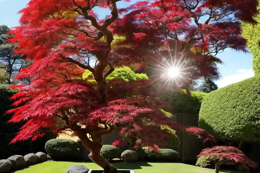 Acer palmatum ‘tamukeyama’ (japanese maple) — photo 2