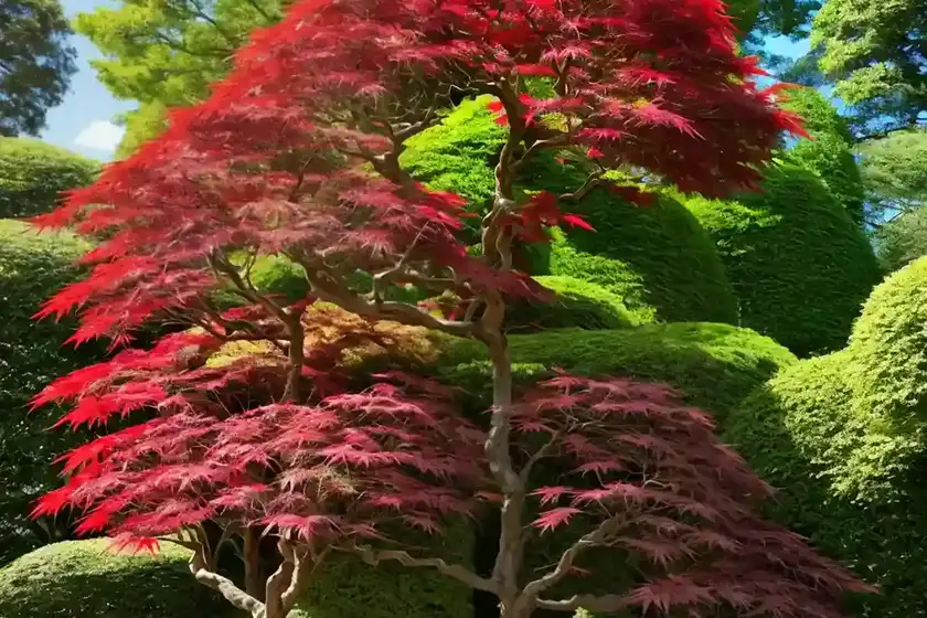 Acer palmatum ‘tamukeyama’ (japanese maple)