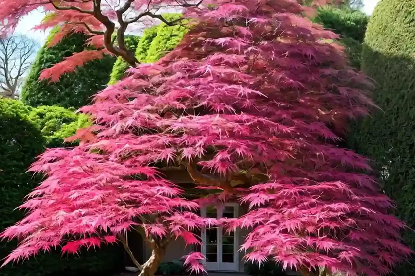 Acer palmatum ‘wilson’s pink dwarf’ (japanese maple) — photo 2