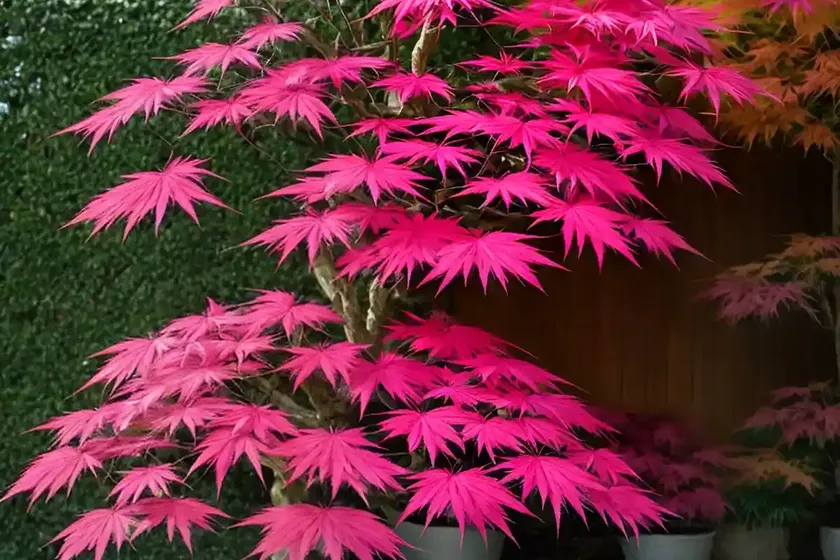 Acer palmatum ‘wilson’s pink dwarf’ (japanese maple) — photo 3