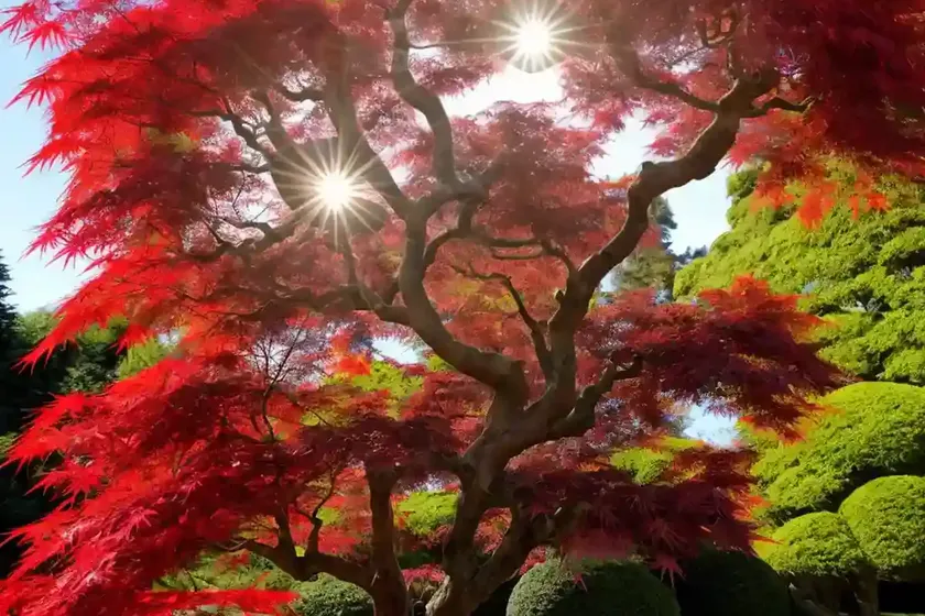 Acer palmatum ‘yasemin’ (japanese maple) — photo 2