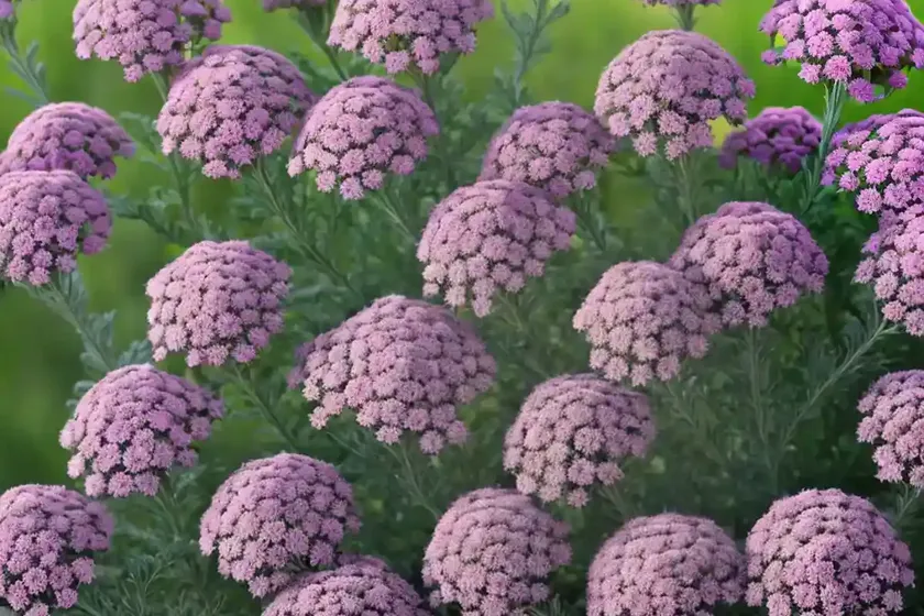 Achillea desert eve deep rose (yarrow) — photo 2