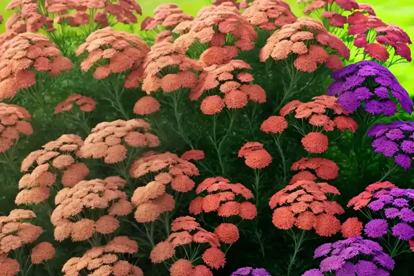 Achillea ‘fanal’ or ‘the beacon’ (yarrow) — photo 2