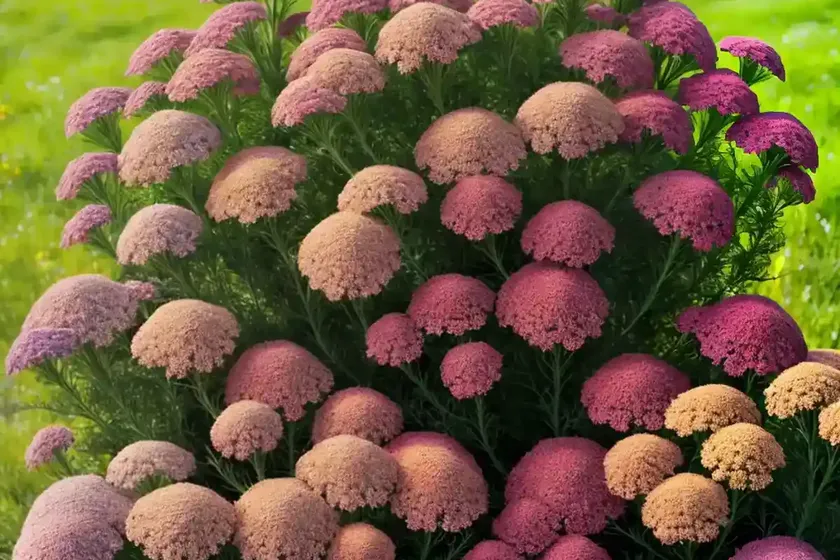 Achillea ‘fanal’ or ‘the beacon’ (yarrow) — photo 3