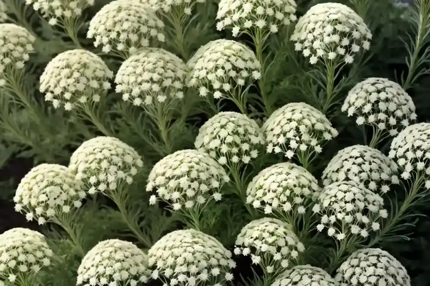 Achillea millefolium new vintage white (yarrow) — photo 2