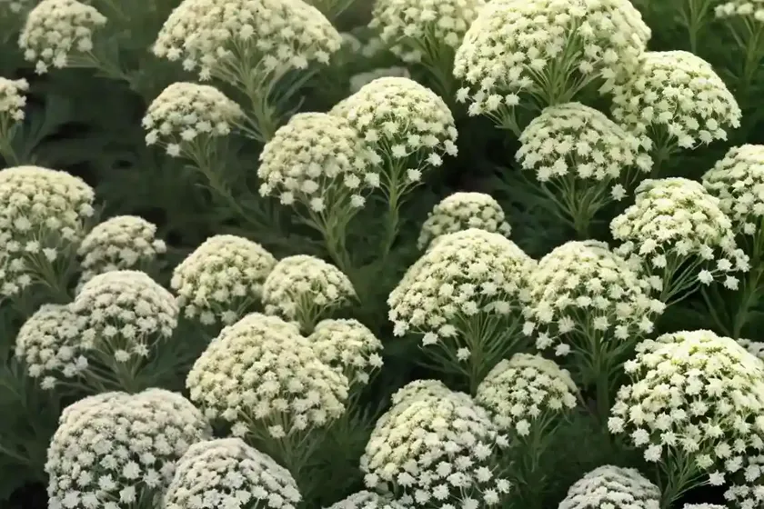 Achillea millefolium new vintage white (yarrow) — photo 3