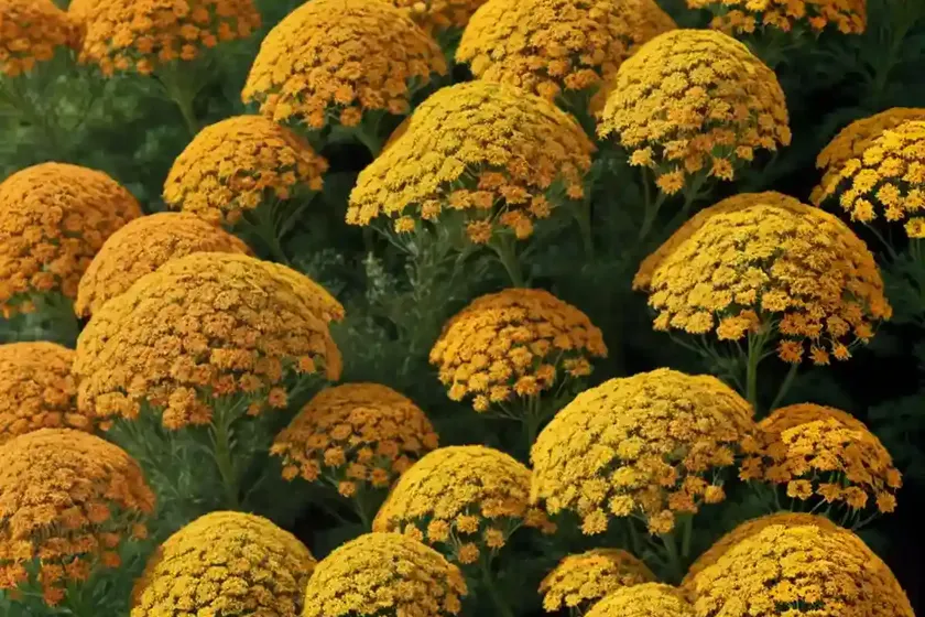 Achillea millefolium ‘paprika’ (yarrow) — photo 3