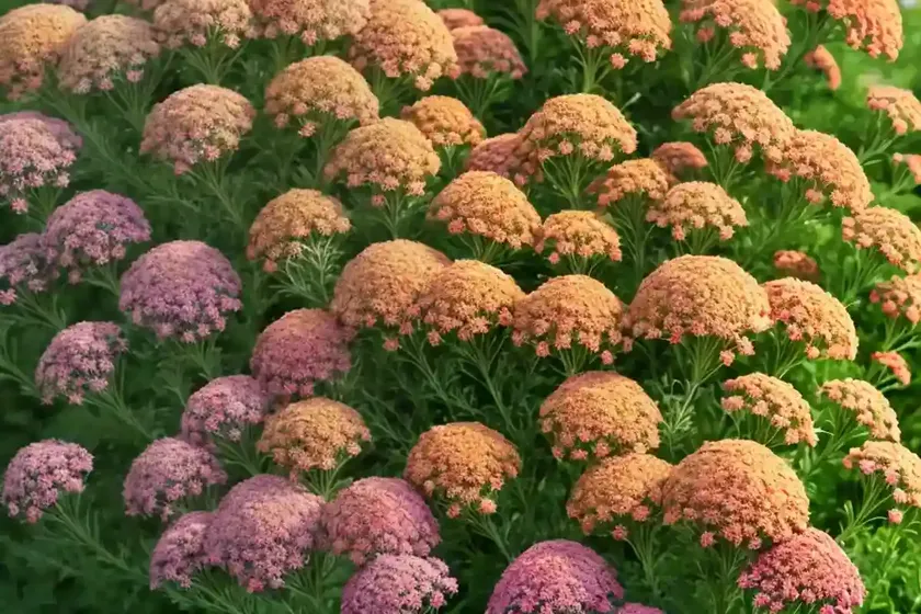 Achillea millefolium ‘pomegranate’ (yarrow) — photo 2