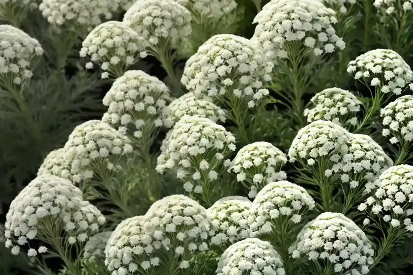 Achillea millefolium (white yarrow) — photo 3