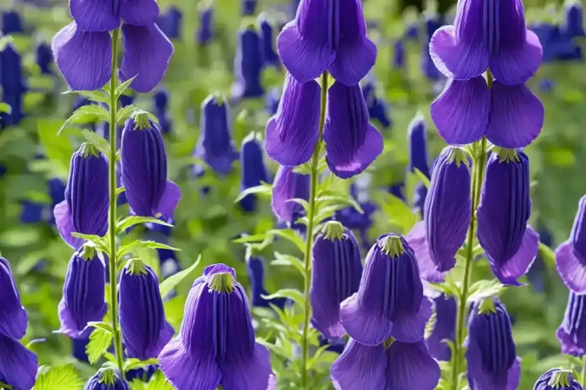 Aconitum carmichaelii ‘arendsii’ (monkshood)