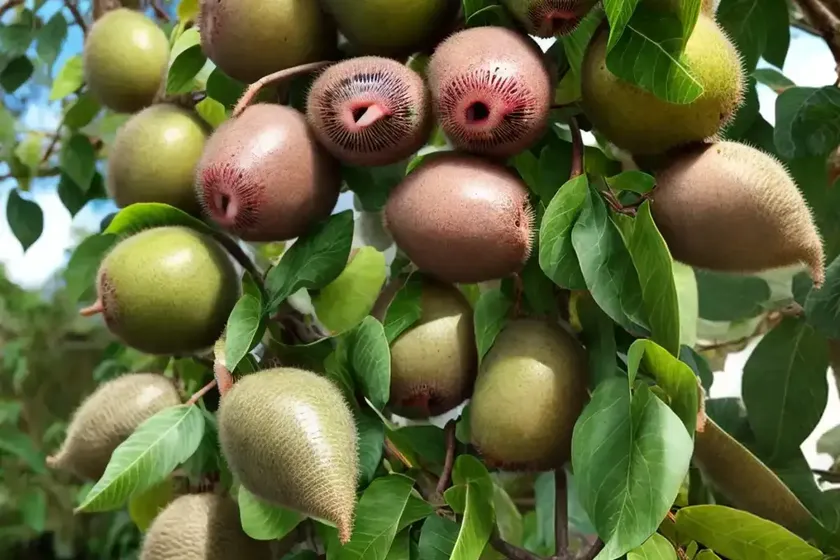 Actinidia kolomikta (variegated kiwi vine) — photo 3