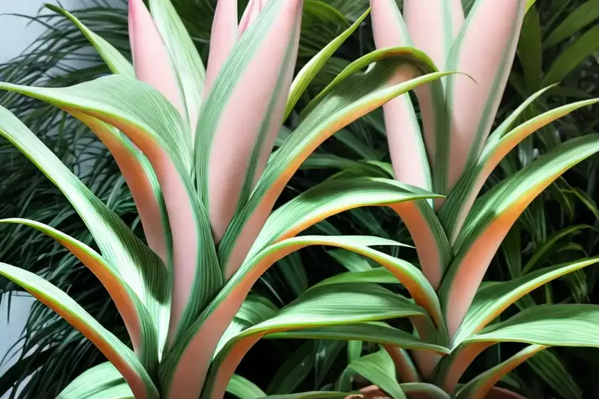 Aechmea plant (aechmea fasciata) — photo 2