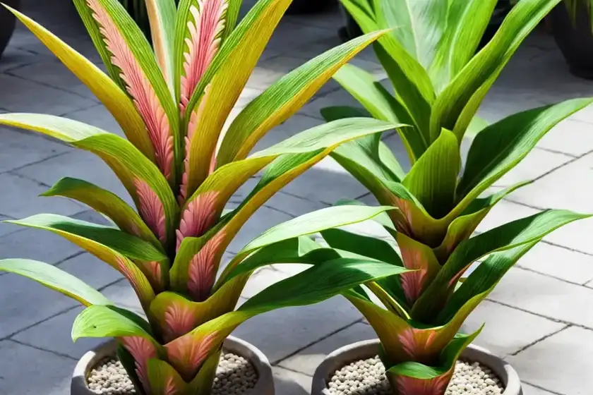 Aechmea plant (aechmea fasciata)