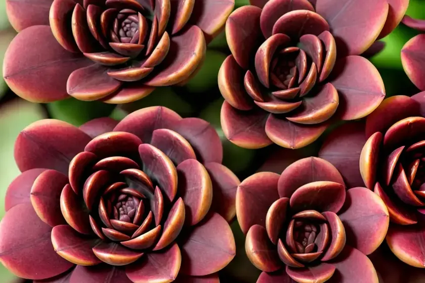 Aeonium arboreum ‘atropurpureum’) — photo 3