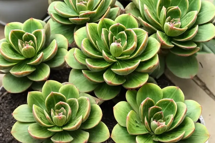 Aeonium haworthii ‘kiwi’) — photo 2