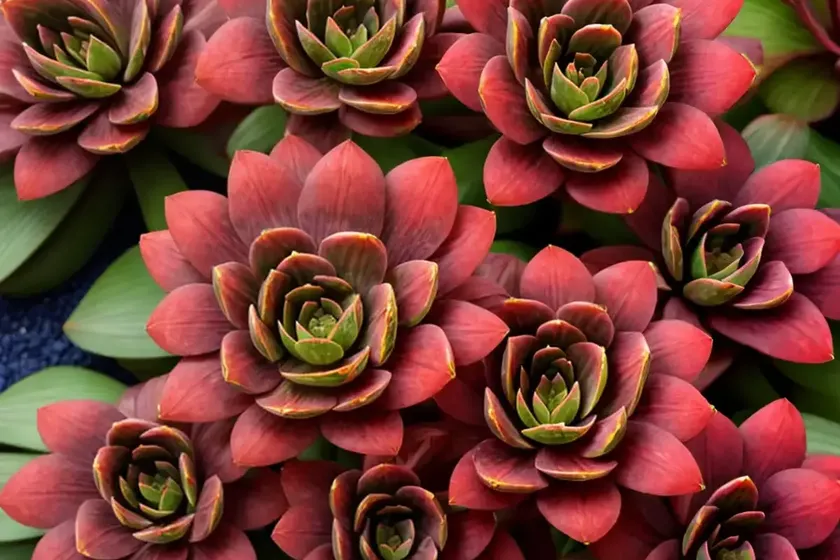 Aeonium ‘mardi gras’) — photo 3