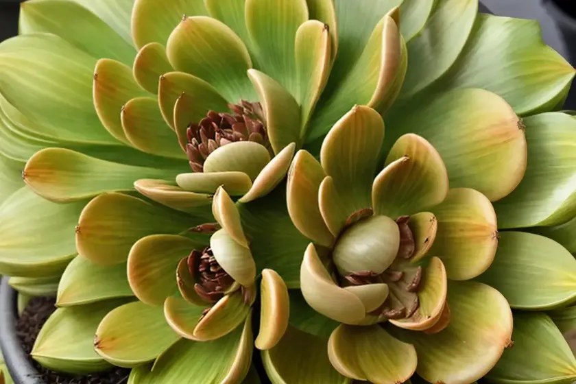 Aeonium suncup (aeonium castello-paivae) — photo 2