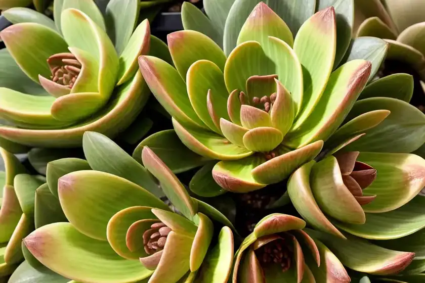 Aeonium suncup (aeonium castello-paivae)