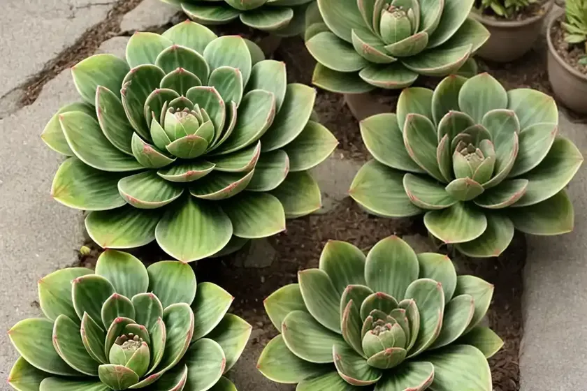 Aeonium tabuliforme (flat-topped aeonium) — photo 3