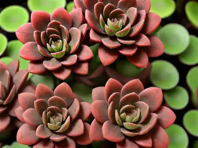 Aeonium ‘Velour’)
